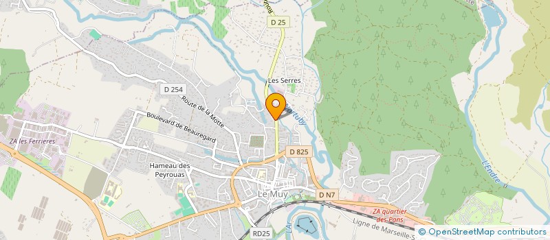 localisation de l'entreprise RIO 971  LE MUY