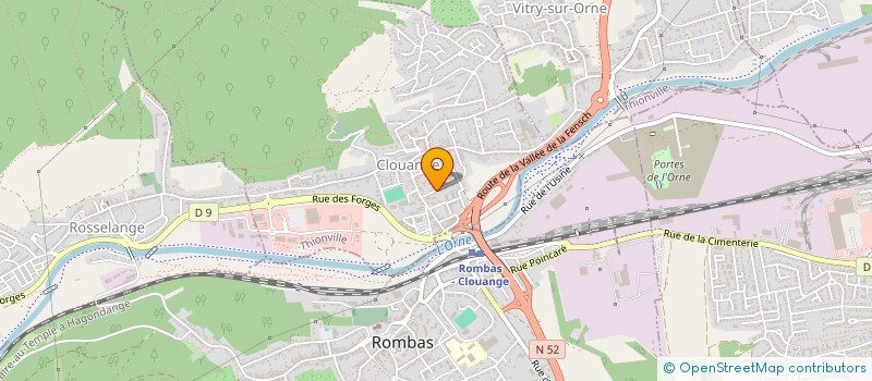 localisation de l'entreprise RIO  CLOUANGE