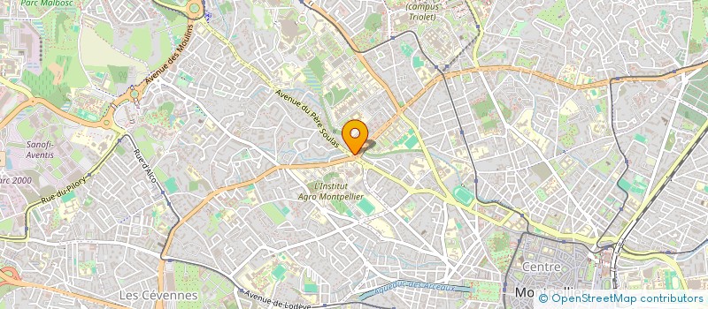 localisation de l'entreprise RIO  MONTPELLIER