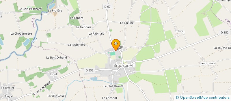 localisation de l'entreprise RIO AMAND  BRUC-SUR-AFF