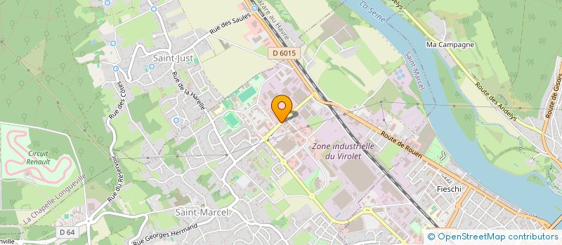 localisation de l'entreprise RIO BRAVO  ST MARCEL