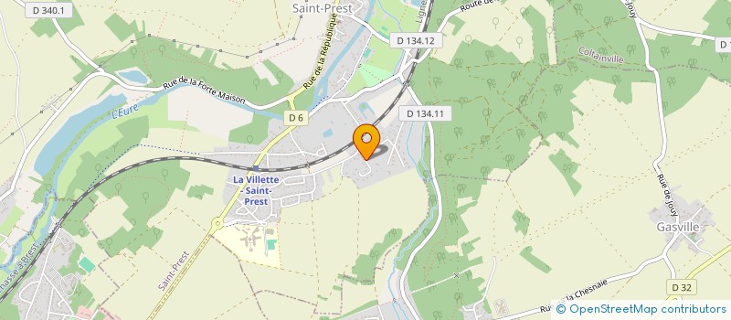 localisation de l'entreprise RIO BRUN FINANCES à SAINT-PREST