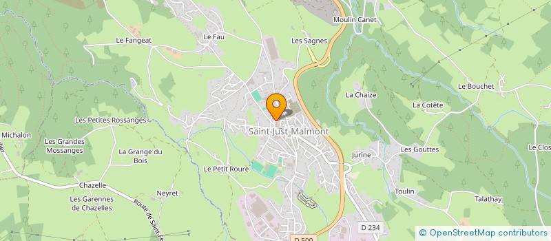 localisation de l'entreprise RIO'CABOT  SAINT-JUST-MALMONT