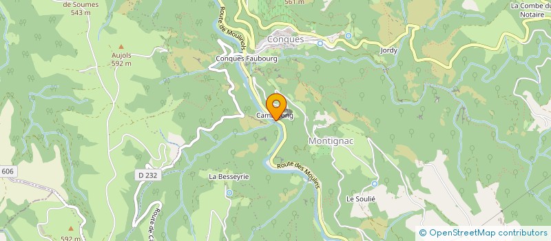 localisation de l'entreprise RIO DULCE à CONQUES-EN-ROUERGUE