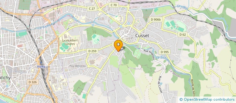 localisation de l'entreprise RIO LES OISEAUX à CUSSET