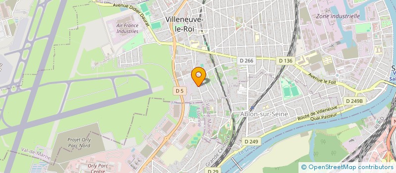 localisation de l'entreprise RIO RENOVATION à VILLENEUVE-LE-ROI