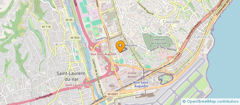 localisation de l'entreprise RIO SECURITE à NICE