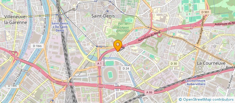 localisation de l'entreprise RIO TELECOM  SAINT-DENIS