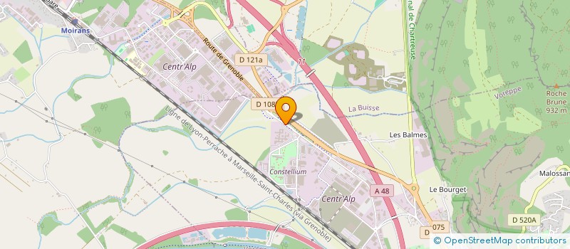 localisation de l'entreprise RIO TINTO ALUMINIUM PECHINEY à VOREPPE