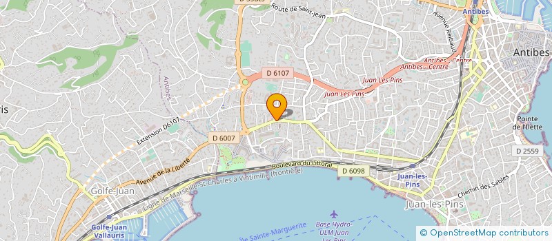 localisation de l'entreprise RIOBOX à ANTIBES