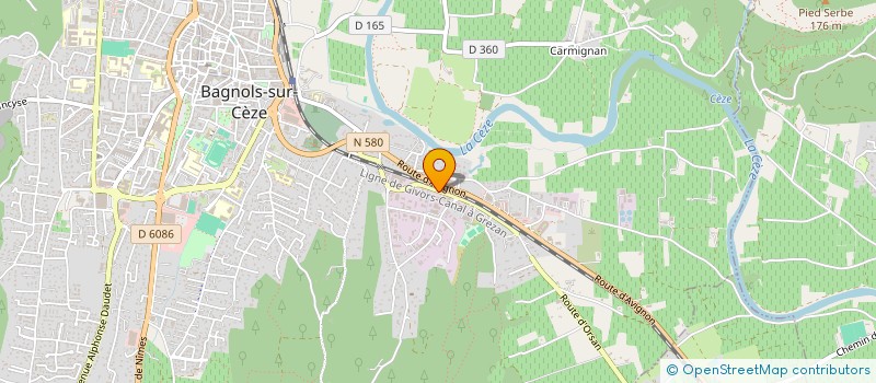 localisation de l'entreprise RIOFIT à BAGNOLS-SUR-CEZE