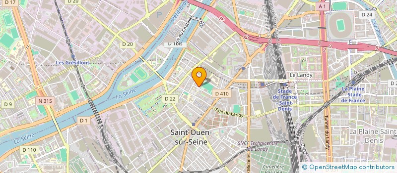 localisation de l'entreprise RIOFLUO à SAINT-OUEN-SUR-SEINE