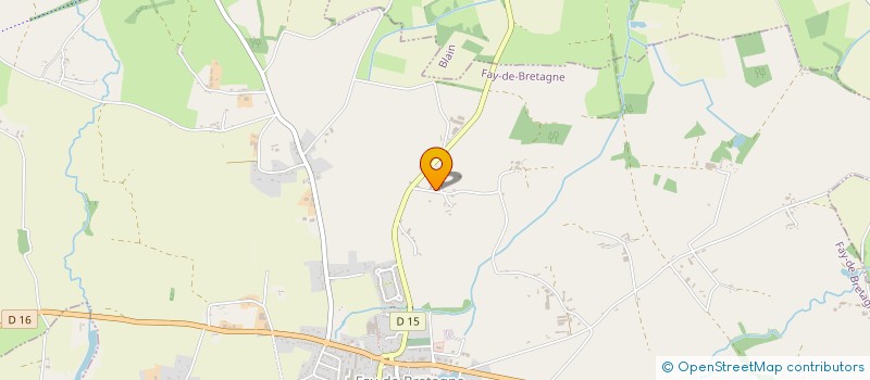 localisation de l'entreprise RIOLOC'  FAY-DE-BRETAGNE