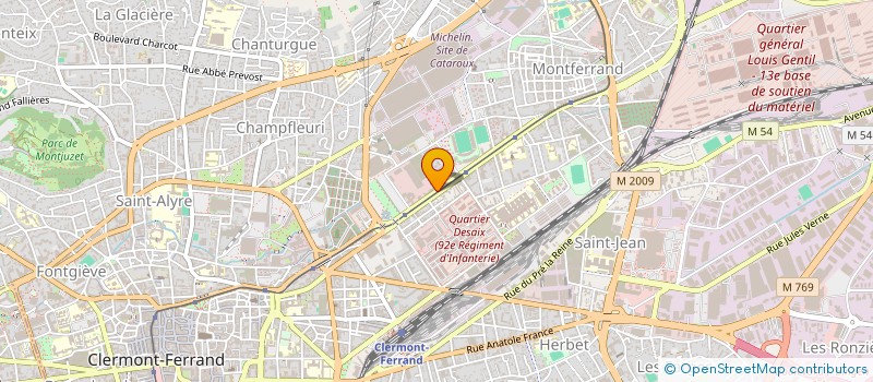 localisation de l'entreprise RIOM IMAGERIE MEDICALE à CLERMONT-FERRAND
