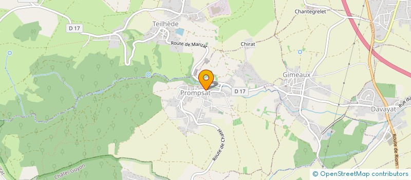 localisation de l'entreprise RIOMVENISE à RIOM