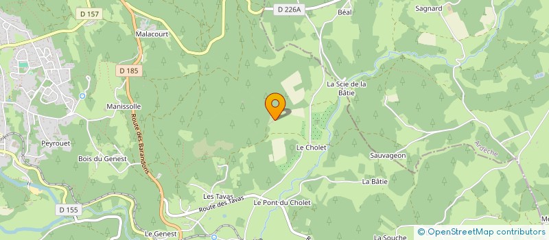 localisation de l'entreprise RIONDE LOISIRS à LE CHAMBON-SUR-LIGNON