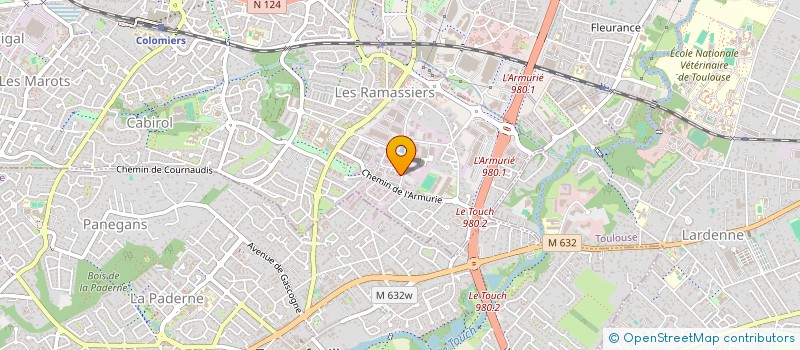 localisation de l'entreprise RIONI GROUP à COLOMIERS