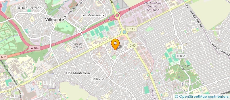 localisation de l'entreprise RIONS INTELLIGEMMENT EN RIANT TOUS ENSEMBLE à VILLEPINTE