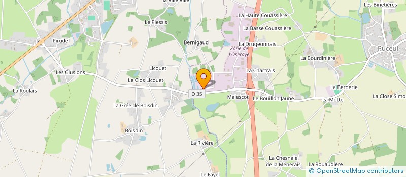 localisation de l'entreprise RIOT à PUCEUL