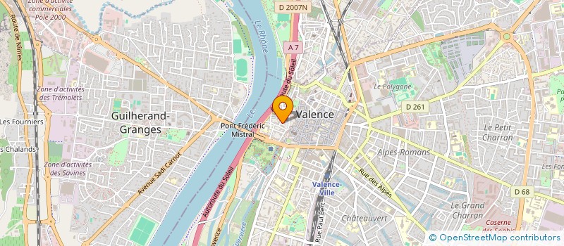 localisation de l'entreprise RIOTTE à VALENCE