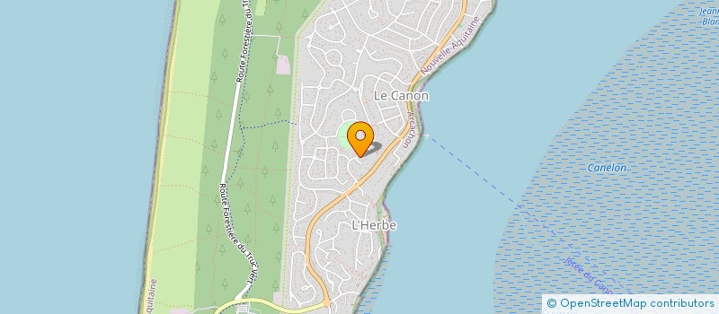 localisation de l'entreprise RIOU  LEGE-CAP-FERRET