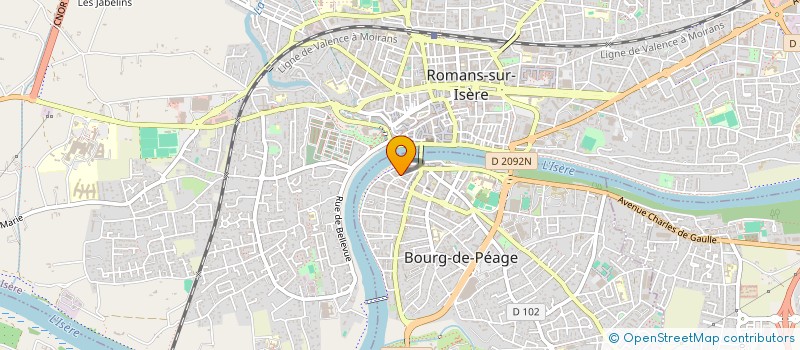 localisation de l'entreprise RIOU  BOURG-DE-PEAGE