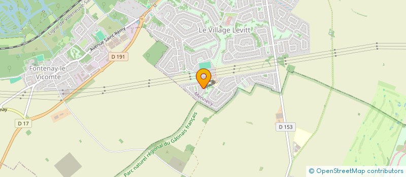 localisation de l'entreprise RIOU à MENNECY