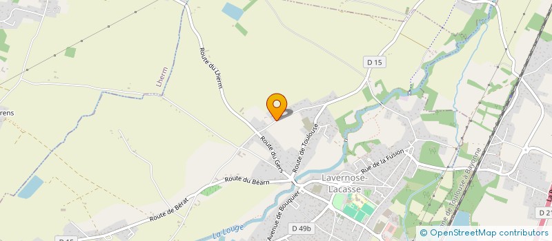 localisation de l'entreprise RIOU CHARPENTE  SAINT-HILAIRE