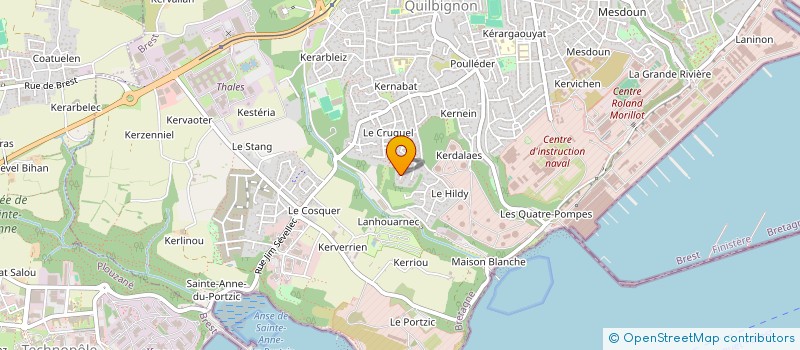 localisation de l'entreprise RIOU FINANCES SASU à BREST