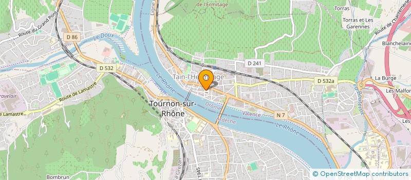 localisation de l'entreprise RIOU INVESTISSEMENTS  TAIN-L'HERMITAGE