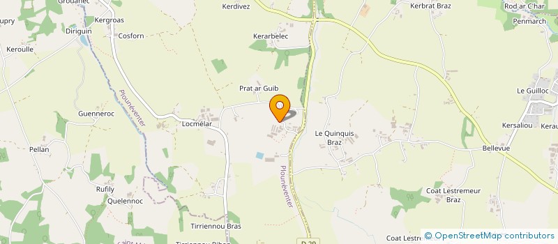 localisation de l'entreprise RIOU JEROME à PLOUNEVENTER