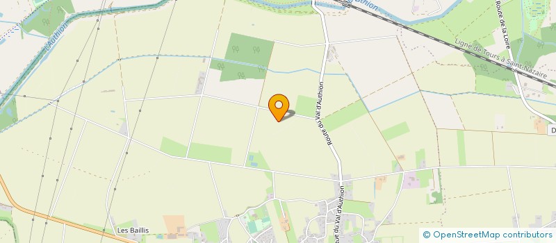 localisation de l'entreprise RIOU MENUISERIE à LOIRE-AUTHION