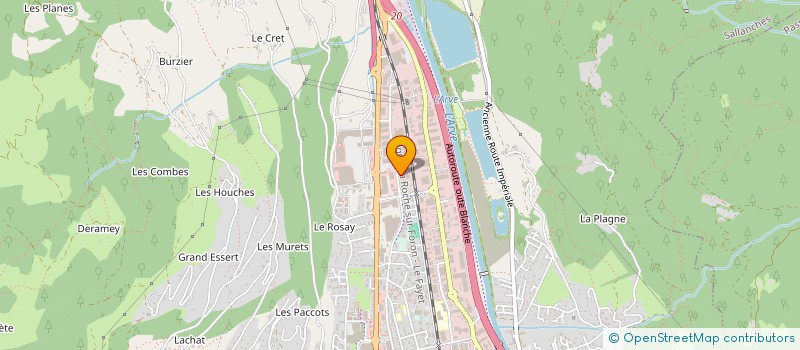 localisation de l'entreprise RIOU SA à SALLANCHES