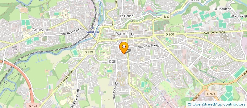 localisation de l'entreprise RIOULT & HUREAUX  SAINT-LO