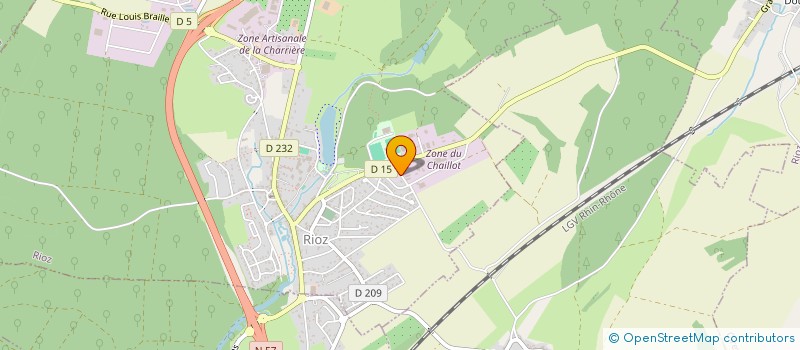 localisation de l'entreprise RIOZ FITNESS  RIOZ