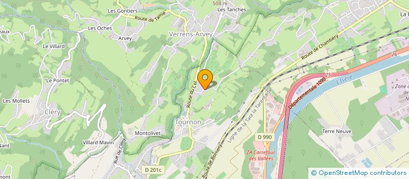 localisation de l'entreprise RIOZA INVEST  TOURNON