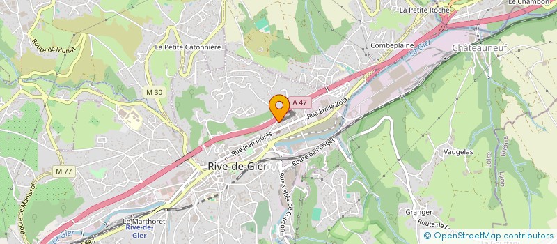 localisation de l'entreprise RIPA FLEURS à RIVE-DE-GIER