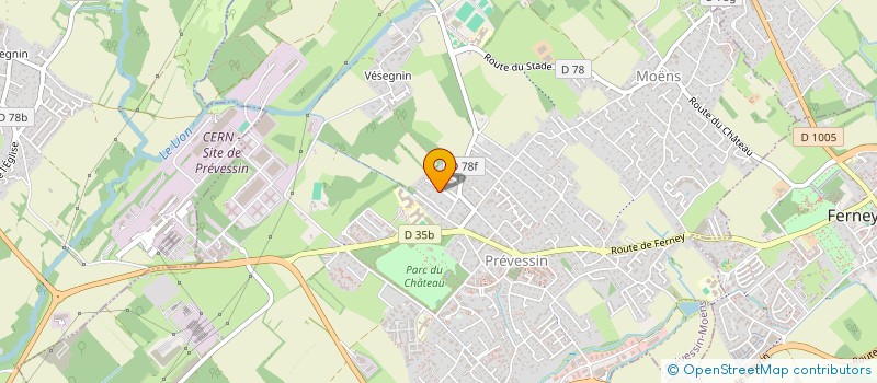 localisation de l'entreprise RIPAFOM 1 à PREVESSIN-MOENS
