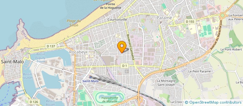 localisation de l'entreprise RIPAILLE  SAINT-MALO