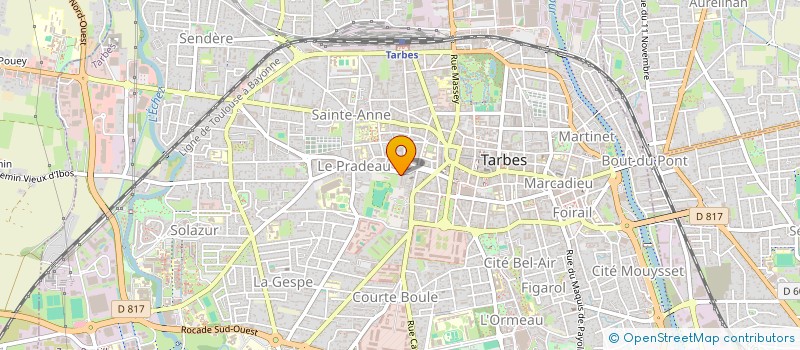 localisation de l'entreprise RIPHIBER  TARBES