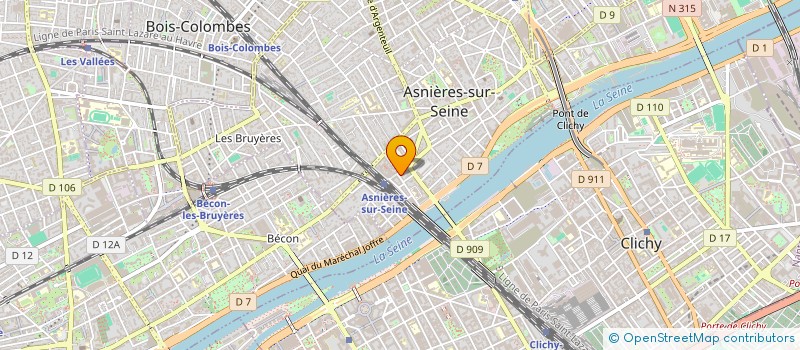 localisation de l'entreprise RIPHIPHI à ASNIERES-SUR-SEINE