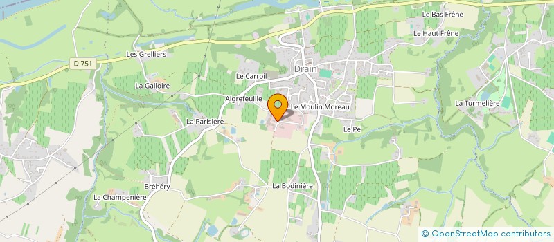 localisation de l'entreprise RIPOCHE  OREE-D'ANJOU