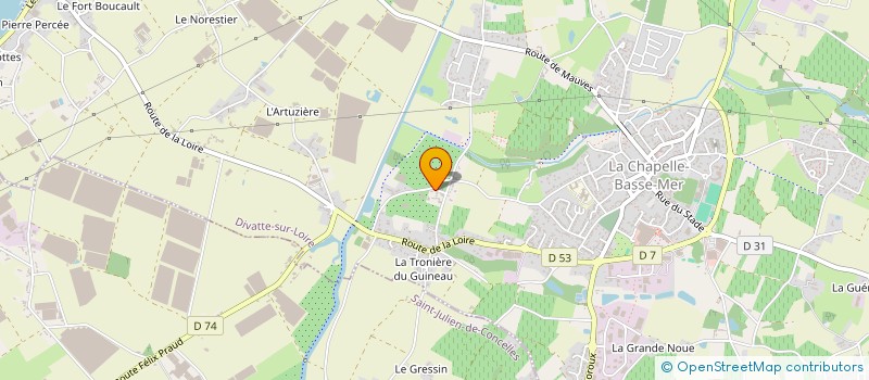 localisation de l'entreprise RIPOCHE VEGETAUX à DIVATTE-SUR-LOIRE