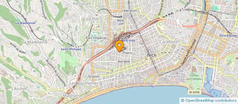 localisation de l'entreprise RIPOLL ET BANTEGNIE à NICE