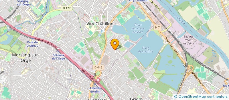 localisation de l'entreprise RIPOLL ET MOURINET à VIRY-CHATILLON
