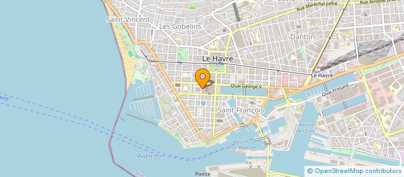 localisation de l'entreprise RIPOLL GEL à LE HAVRE