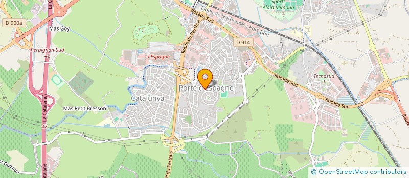 localisation de l'entreprise RIPOLL INVEST à PERPIGNAN