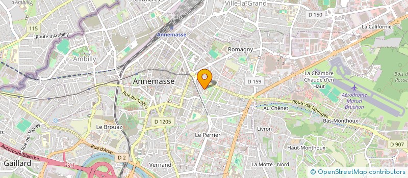 localisation de l'entreprise RIPOLL-ZERROUK  ANNEMASSE