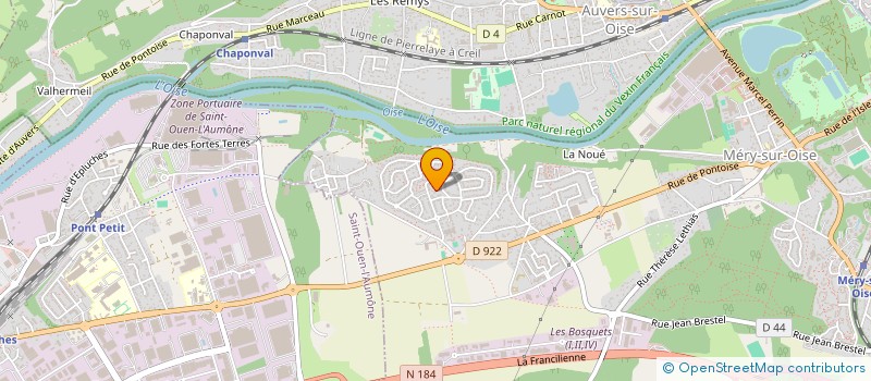 localisation de l'entreprise RIPOLLTRANSPORT  MERY-SUR-OISE