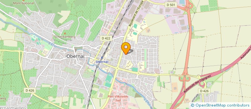 localisation de l'entreprise RIPOSTE à OBERNAI